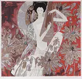 Huang Guan Yu, Melody in White #380/395, 1988, colour silkscreen on paper
