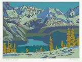 Illingworth Kerr, O'Hara Night #A/P, colour silkscreen on paper