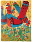 Three Birds #10/45 2nd state by John Harold Thomas Snow, 1979, colour lithograph on paper, sold Jun 2008