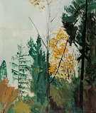 Maxwell Bennett Bates, Landscape Near Victoria B.C. 1965, 1965, oil on canvas