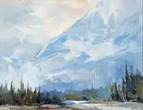 Orestes de Grandmaison, Storm Cloud Over the Rockies