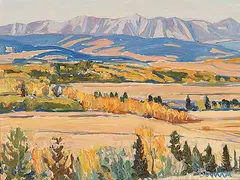 Fall Day by William Duma, acrylic on masonite, sold Apr 2008