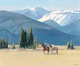 Peter Maxwell Ewart, October Day, Clearwater Valley, Alta., 1974, oil on canvas board