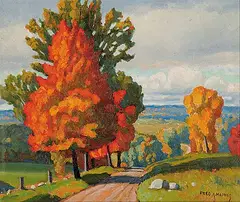 Haliburton by Frederick Stanley Haines, oil on paper board, sold Apr 2008