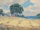 Manly MacDonald, Bay of Quinte 1967, 1967, oil on canvas board