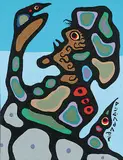Norval Morrisseau, Untitled - Shaman and Figure