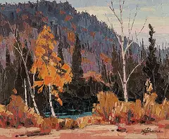 William Parsons, Algoma, Near Wawa, oil on hard board