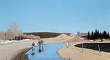 Peter Shostak, Mom Will be Angry if we get Water in our Boots, 1993, oil on canvas