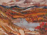 William Lewy Leroy Stevenson, A Mountain Lake, Sept