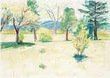 Kenneth Lochhead, Summer Vista #7, 1979, pastel on paper