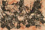 Jean Paul Riopelle, Constructions Chimeriques #E.A., 1967, colour etching on paper