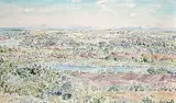 Rebecca Perehudoff, River Bank, 1988, acrylic on canvas
