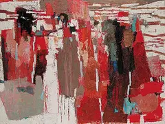 York Wilson, Mogador, 1964, oil on canvas