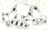 Edward Cobiness, Untitled - Raccoon Family