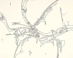 Alex Janvier, Southward Bound and Going, ink on paper