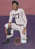 George Littlechild, Jack Jacobs, Manitoba, 1988, mixed media on paper