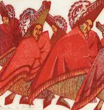 Sybil Andrews, Indian Dance #15/75