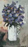 Molly Lamb Bobak, Jug of Flowers