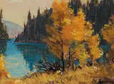 Roland Gissing, Untitled - Autumn on Ghost Lake