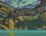 O'Hara by Night by Illingworth Kerr, 1983, oil on canvas board, sold Nov 2007