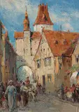 Farquhar McGillivray Strachan Knowles, Rothenberg, Germany, 1912, oil on canvas