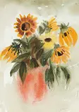 Janet Mitchell, Untitled - Vase of Flowers