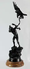 Vilem Zach, Too Close for Comfort #7/12, bronze sculpture
