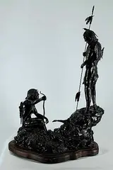 Vilem Zach, Invader #5/12, bronze sculpture