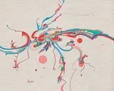 Alex Janvier, Later Flowers, 1979, acrylic on canvas