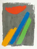 Jack Bush, Low Sun #1/100, 1971, colour silkscreen on paper
