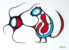 Isaac Bignell, Untitled - Squirrel, 1980, watercolour on paper
