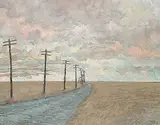 Steve Coffey, Untitled - Prairie Sky, oil on canvas