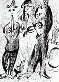Marc Chagall, The Montebanks, 1963, lithograph on paper