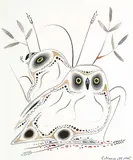 Edward Cobiness, Untitled - Owls