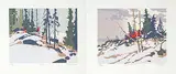 Robert Genn, Point - Counterpointe #114/250, colour silkscreen on paper