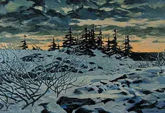 Robert Guest, November Dusk, 1963, oil on canvas