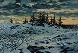 Robert Guest, November Dusk, 1963, oil on canvas
