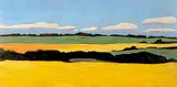 Katherine Lakeman, Canola Summer, 2001, acrylic on wood board