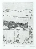 John Koerner, The Lighthouse [82] #AP, 1982, etching on paper
