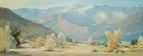 Frederick Doyle Penney, Untitled - Palm Desert View, oil on canvas board