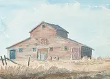 West of Conrich by Margaret Shelton, 1979, watercolour on paper, sold Nov 2007