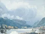 Storm Coming by Margaret Shelton, 1975, watercolour on paper, sold Nov 2007
