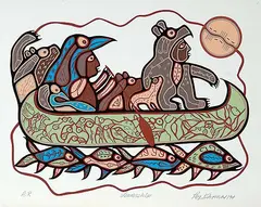 Leadership #A.P. by Roy Thomas, 1994, colour silkscreen on paper, sold Nov 2007