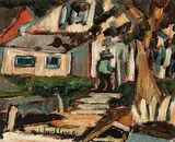 Jacques Tremblay, St. Jacques N.B., 1981, oil on canvas
