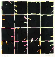 Jacques Hurtubise, Niti #14/50, 1971, colour silkscreen on paper