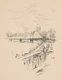 James Abbott McNeill Whistler, Untitled - Savoy Pigeons