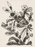 De memoire d'homme [Garden] by Pablo Picasso, 1950, lithograph on paper, sold May 2007