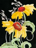Annora Brown, Untitled - Gaillardia, watercolour on paper