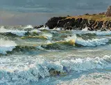 Horace Champagne, Flying Surf, Gros Morne Nat. Pk. Newfoundland at Trout River