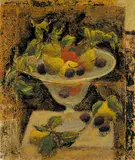 Jamie Evrard, Persimon ... IX, monotype and mixed media on paper